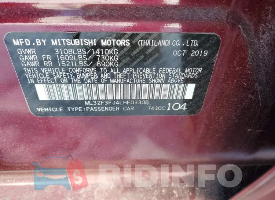 ML32F3FJ4LHF03308 Photo# 12
