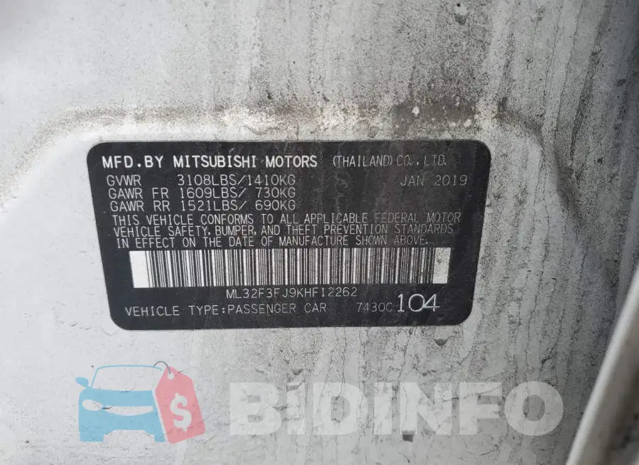 ML32F3FJ9KHF12262 Photo# 12