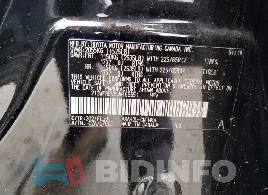 2T3WFREV5JW465551 Photo# 13