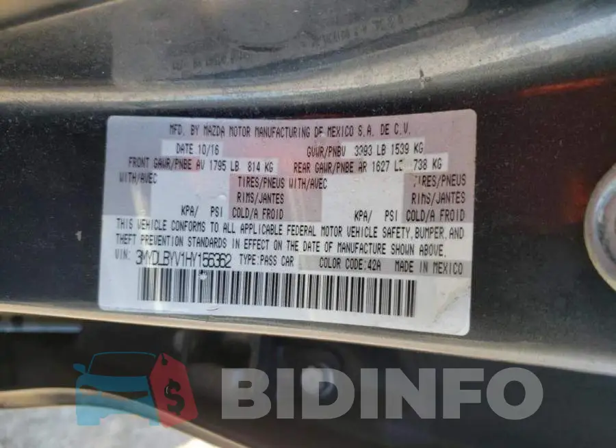 3MYDLBYV1HY156362 Photo# 12