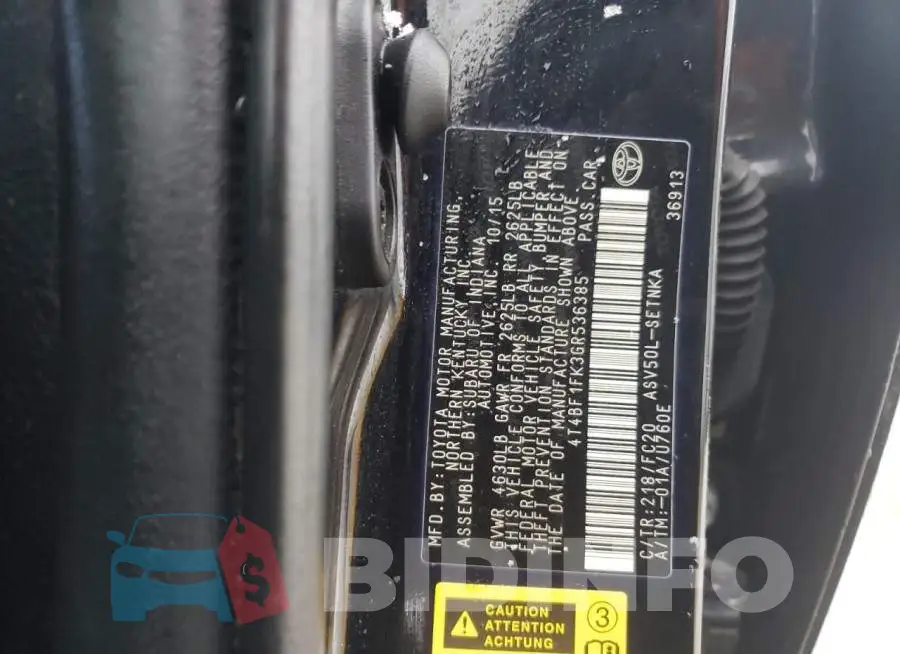 4T4BF1FK3GR536385 Photo# 12