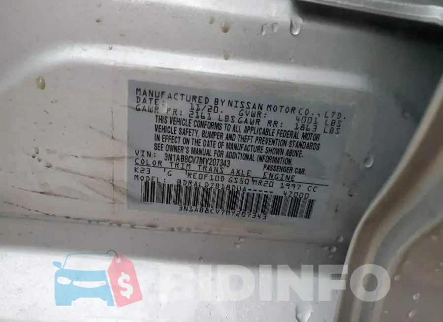 3N1AB8CV7MY207343 Photo# 12