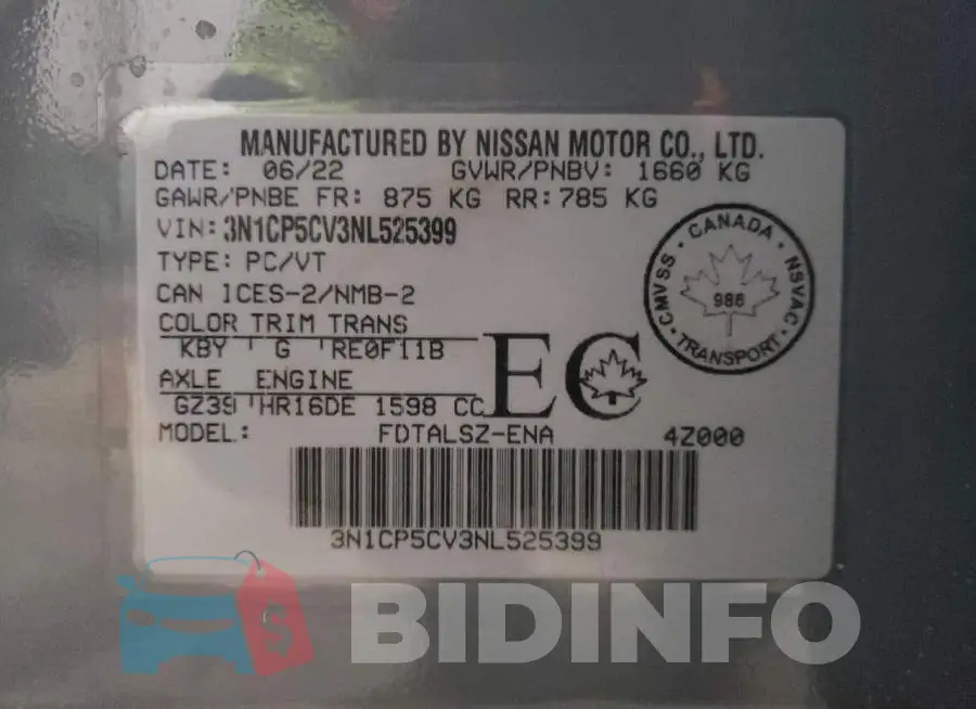 3N1CP5CV3NL525399 Photo# 14