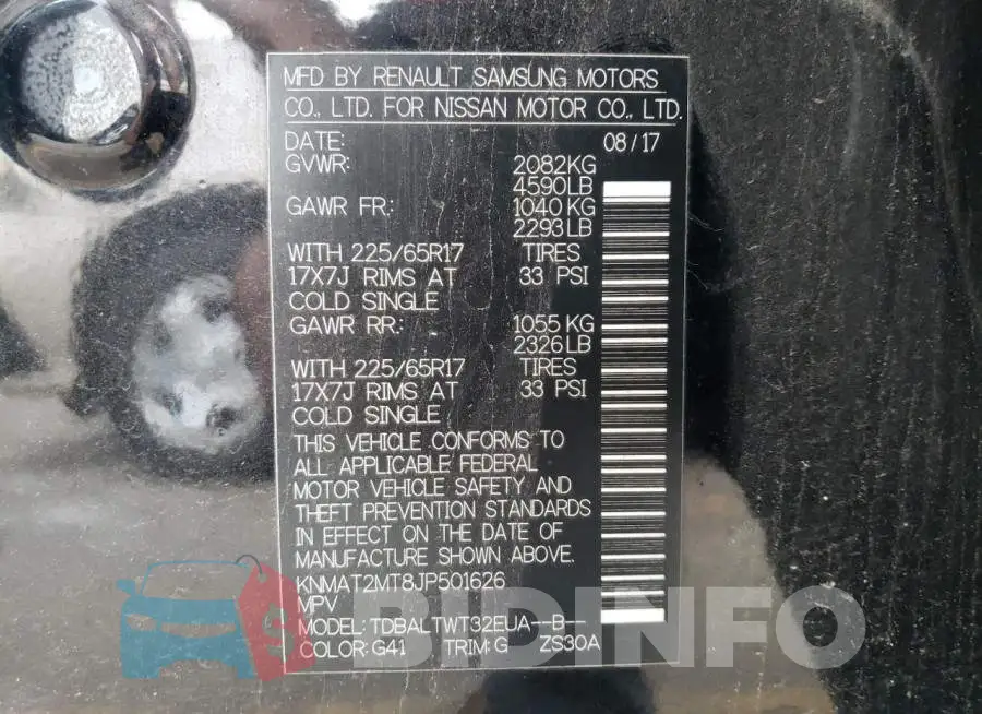 KNMAT2MT8JP501626 Photo# 13