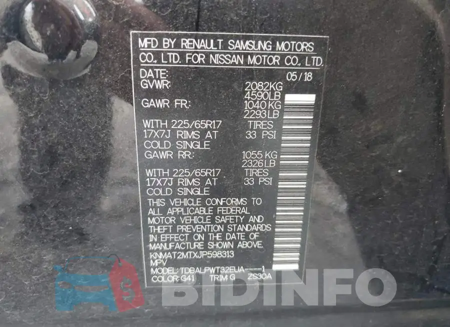 KNMAT2MTXJP598313 Photo# 13