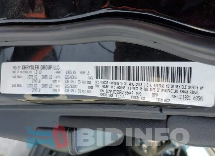 1C4PJMCB9EW150449 Photo# 13
