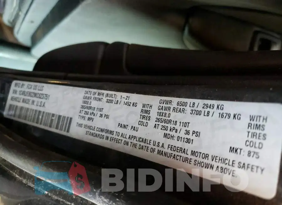 1C4RJEBG2MC623751 Photo# 13