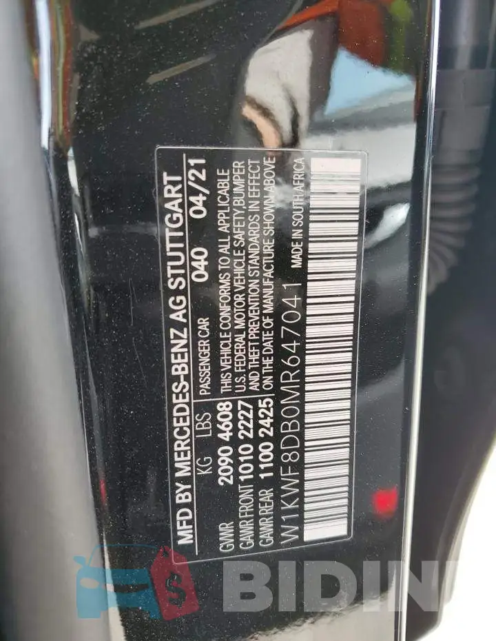 W1KWF8DB0MR647041 Photo# 12