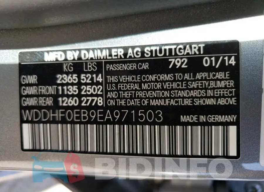 WDDHF0EB9EA971503 Photo# 12