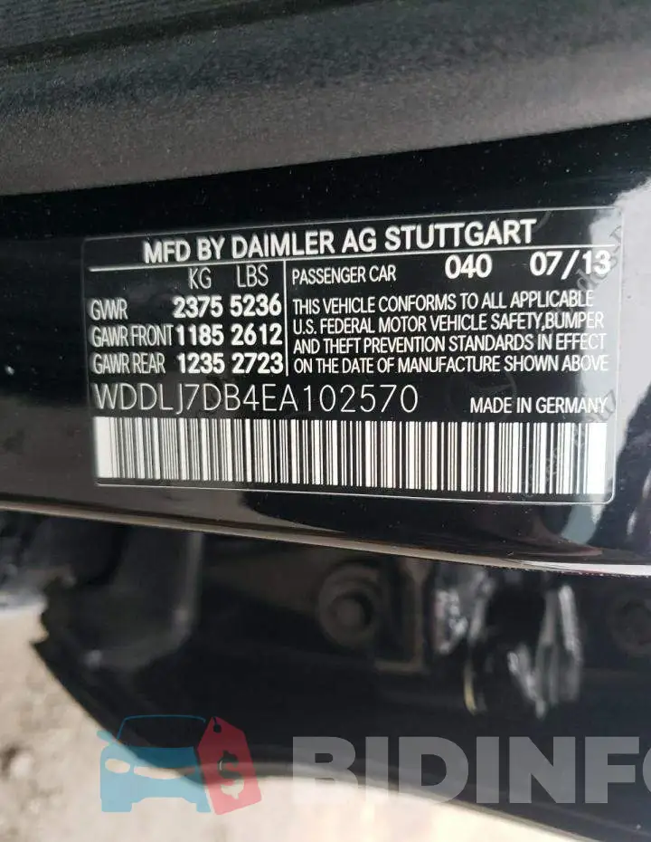 WDDLJ7DB4EA102570 Photo# 12