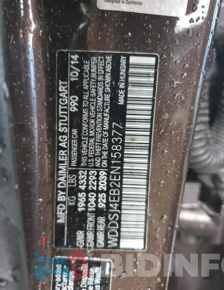 WDDSJ4EB2EN158377 Photo# 12