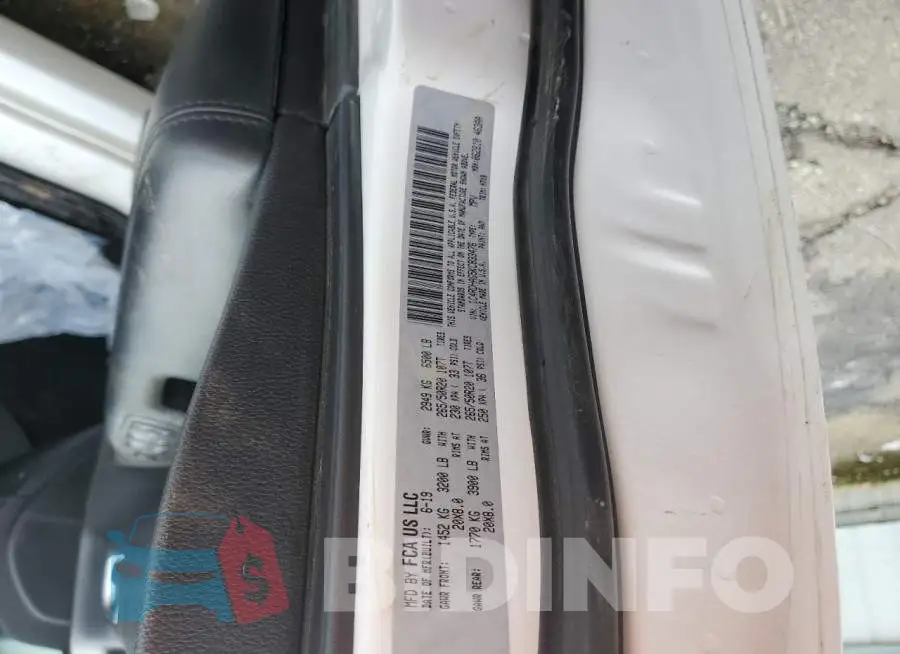 1C4RDHAG5KC833476 Photo# 13