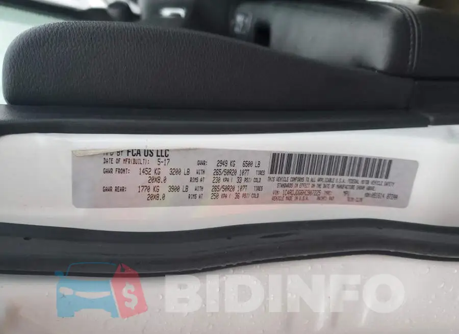 1C4RDJDG6HC907225 Photo# 13