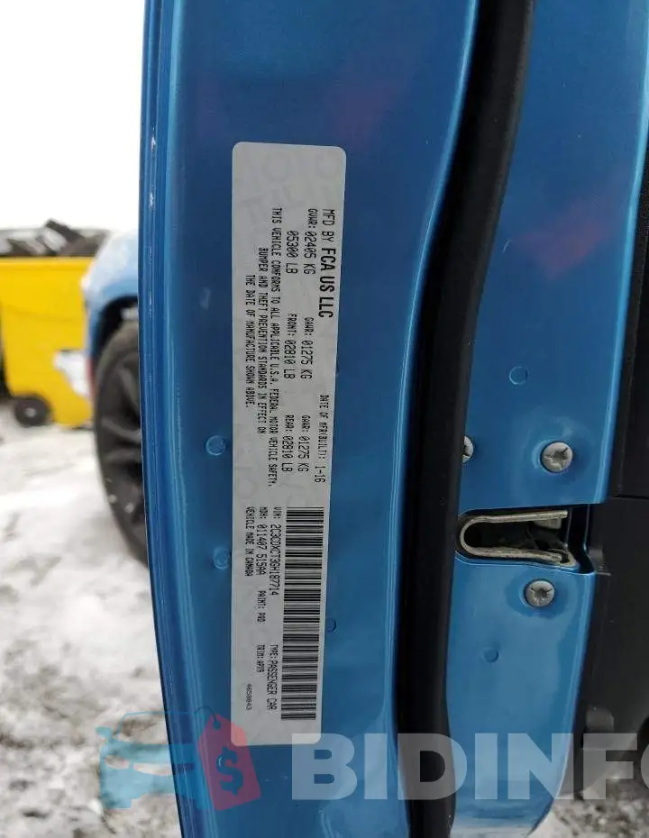 2C3CDXCT3GH187714 Photo# 12