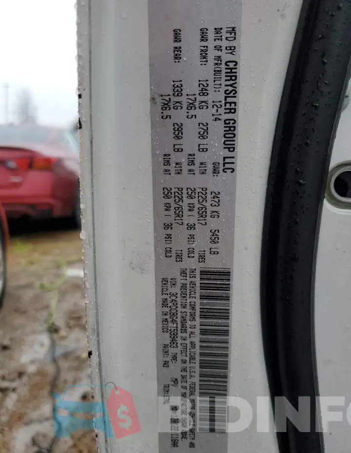 3C4PDCBG4FT599463 Photo# 13