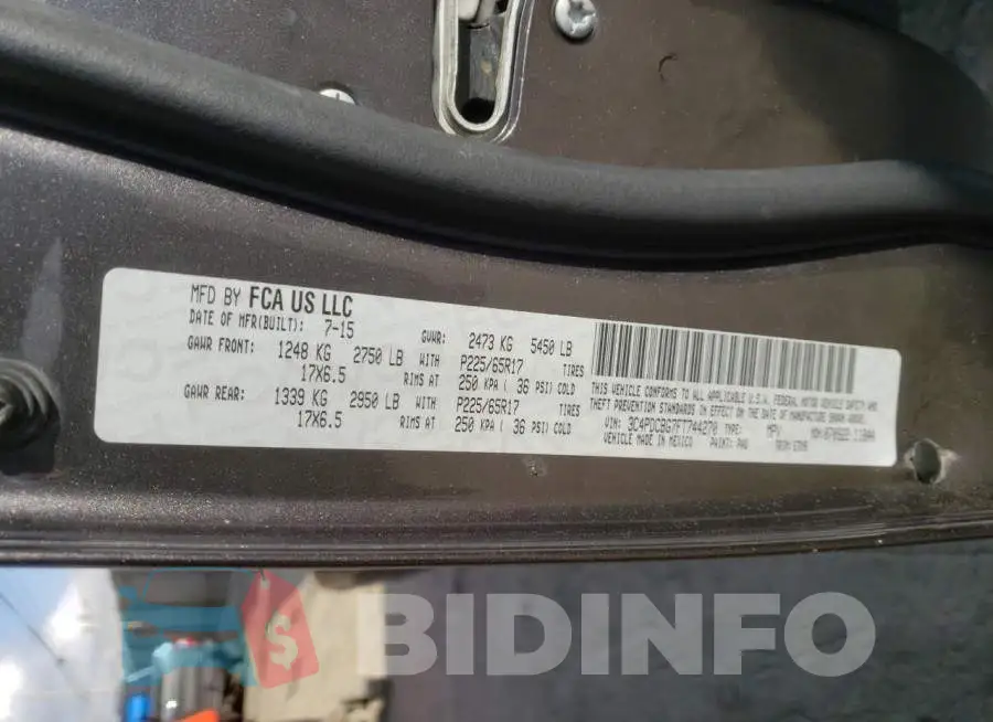 3C4PDCBG7FT744270 Photo# 13