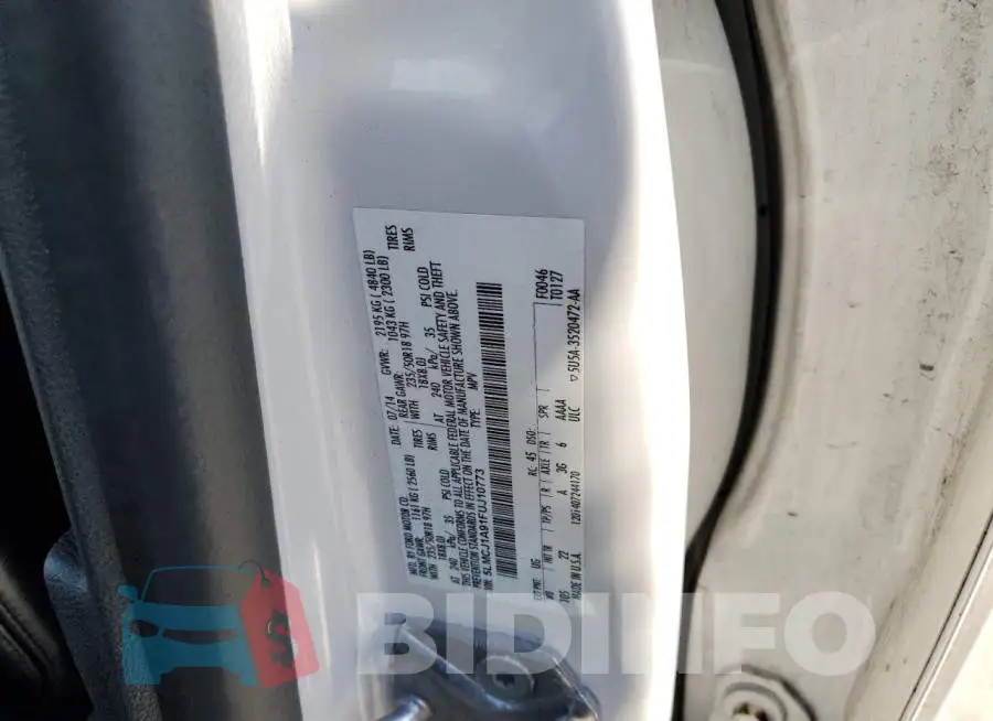 5LMCJ1A91FUJ10773 Photo# 13