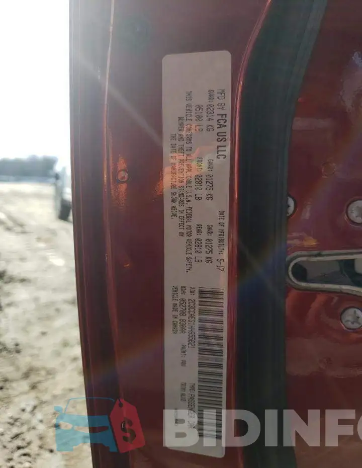 2C3CCAEG1HH655621 Photo# 12