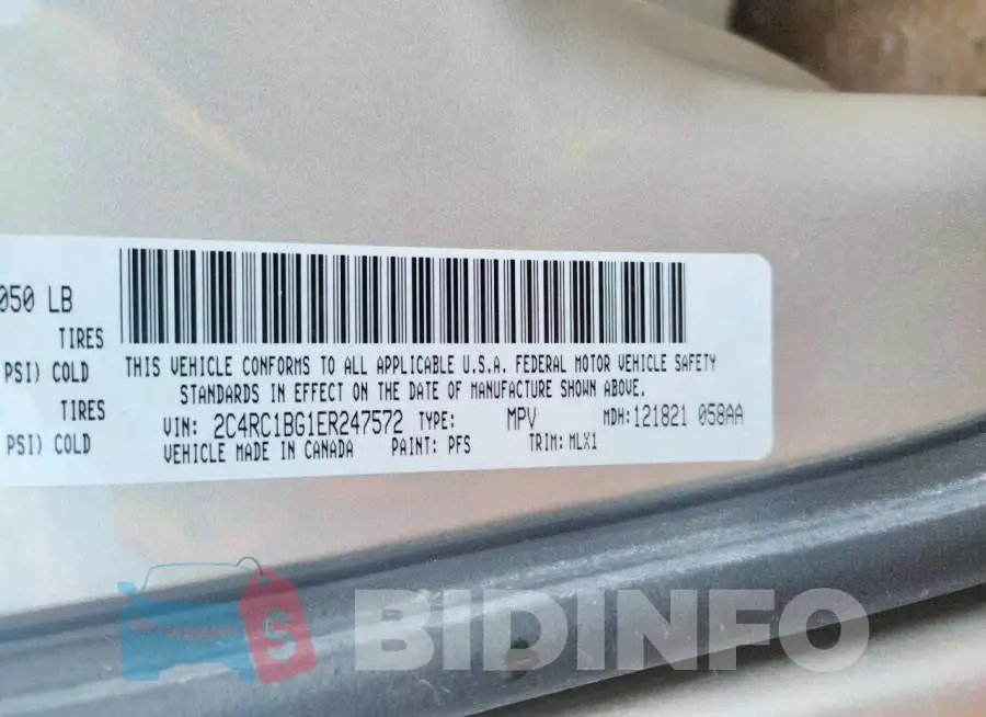 2C4RC1BG1ER247572 Photo# 13