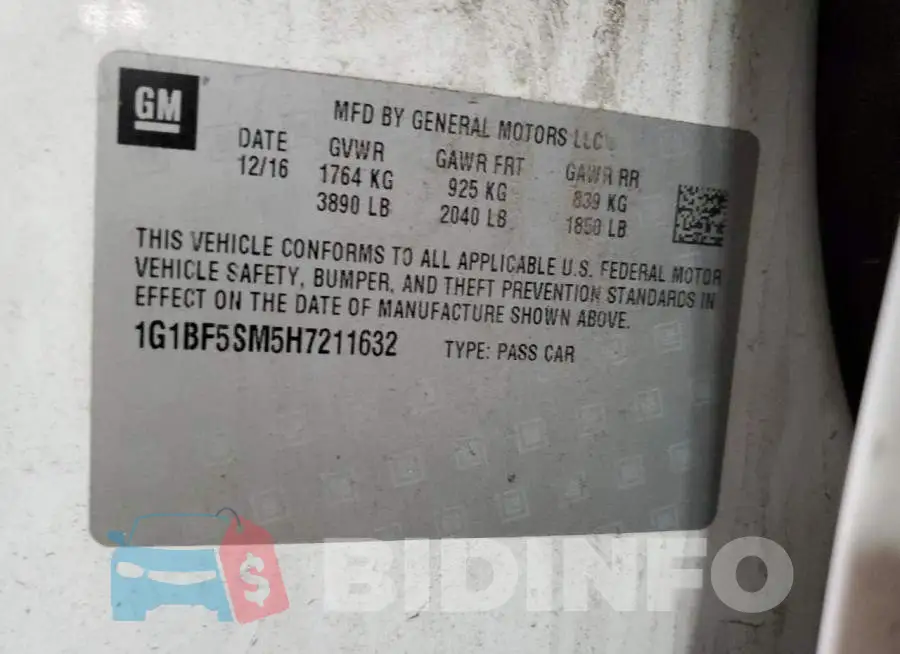 1G1BF5SM5H7211632 Photo# 12