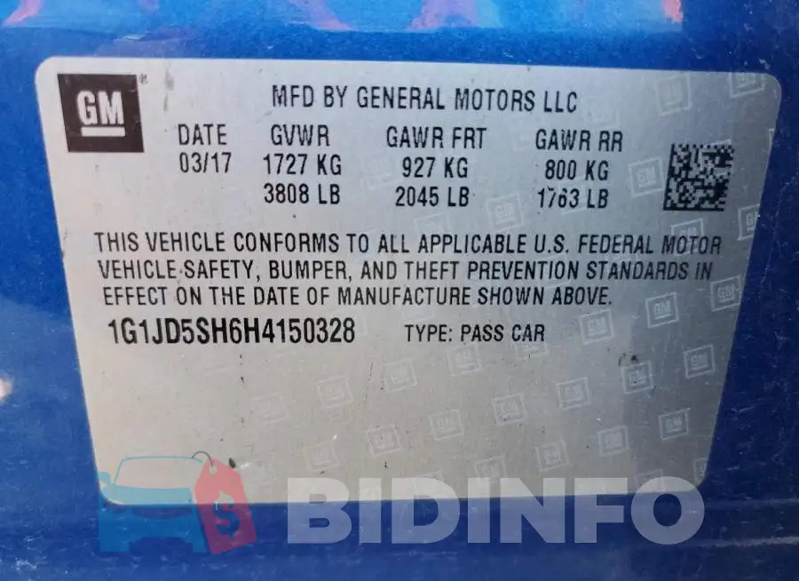 1G1JD5SH6H4150328 Photo# 12