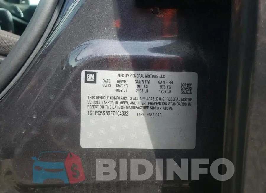 1G1PC5SB5E7104332 Photo# 10