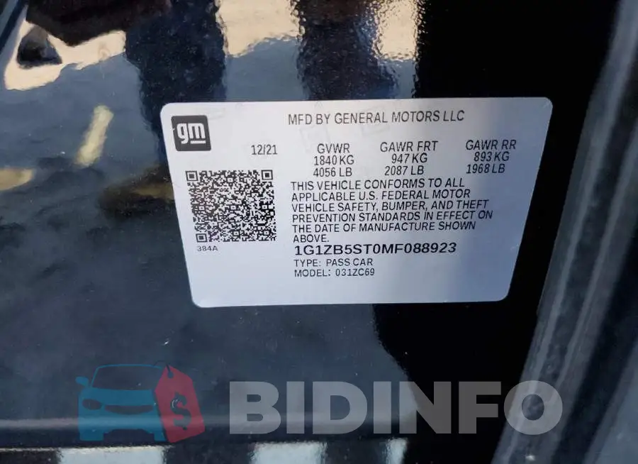 1G1ZB5ST0MF088923 Photo# 10