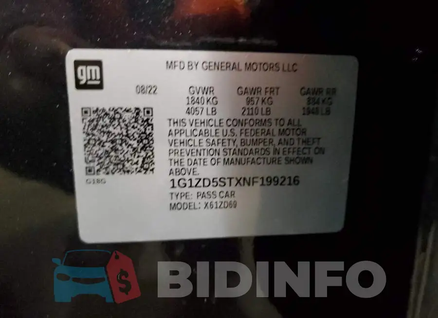 1G1ZD5STXNF199216 Photo# 12
