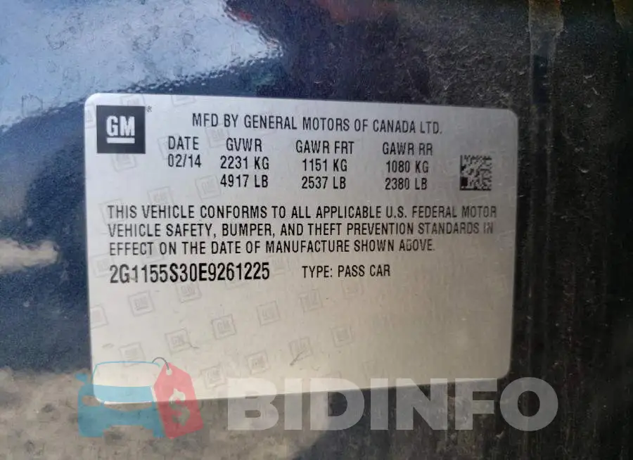 2G1155S30E9261225 Photo# 12