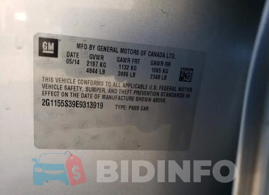 2G1155S39E9313919 Photo# 12