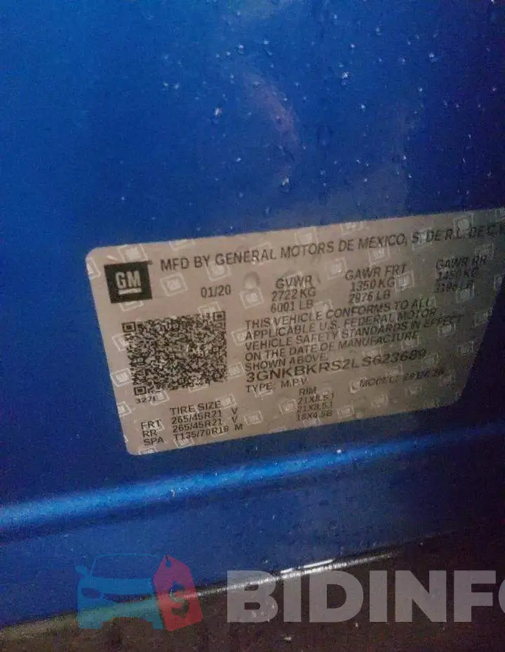 3GNKBKRS2LS623689 Photo# 14