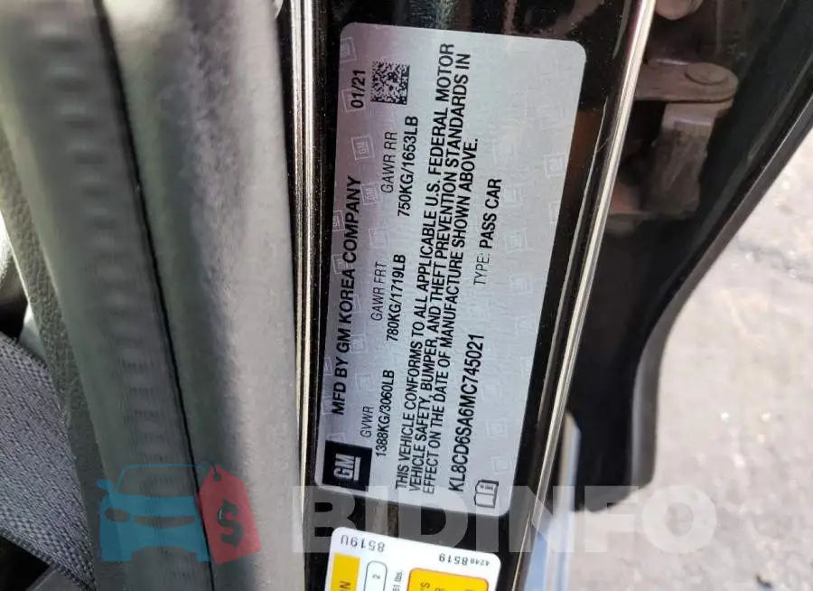KL8CD6SA6MC745021 Photo# 12