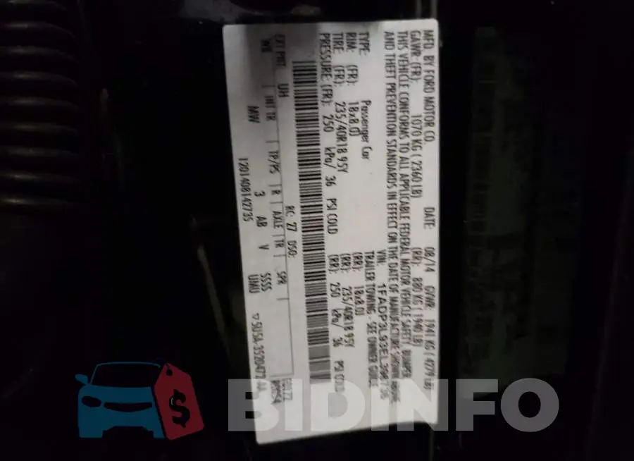 1FADP3L93EL396736 Photo# 12