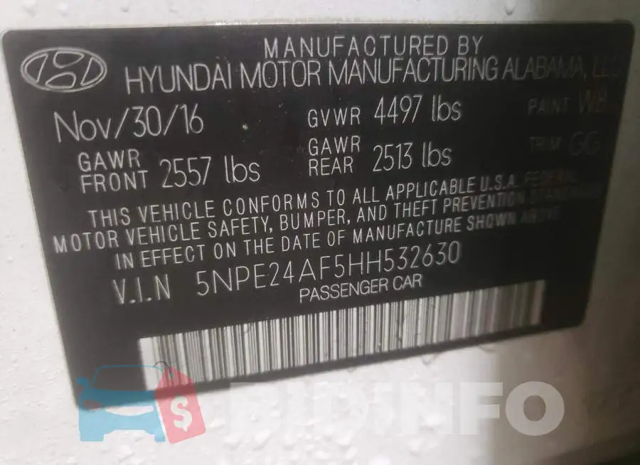 5NPE24AF5HH532630 Photo# 13