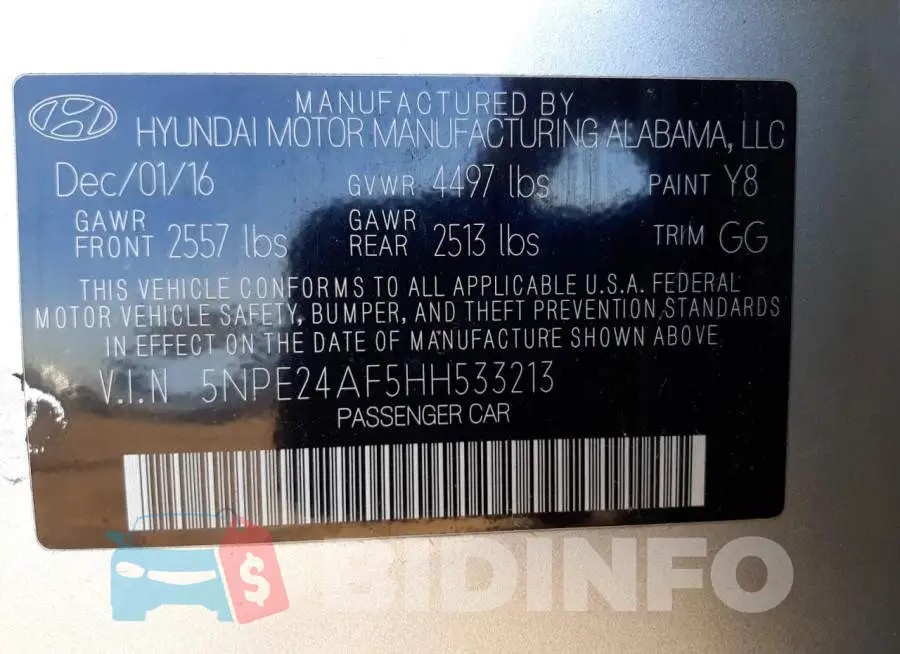 5NPE24AF5HH533213 Photo# 12