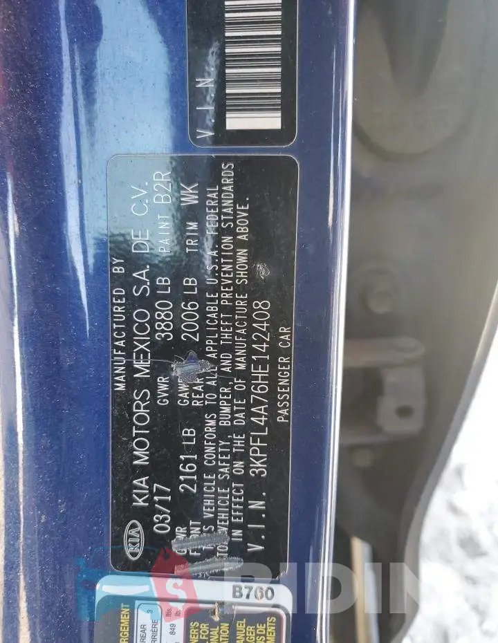 3KPFL4A76HE142408 Photo# 13