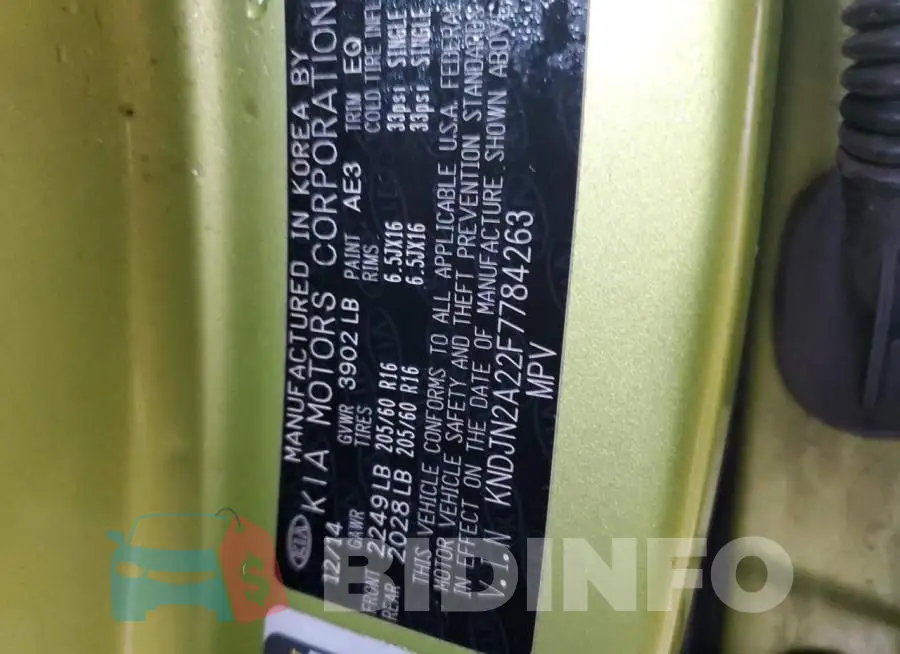 KNDJN2A22F7784263 Photo# 12