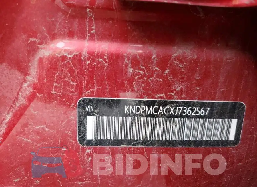 KNDPMCACXJ7362567 Photo# 13