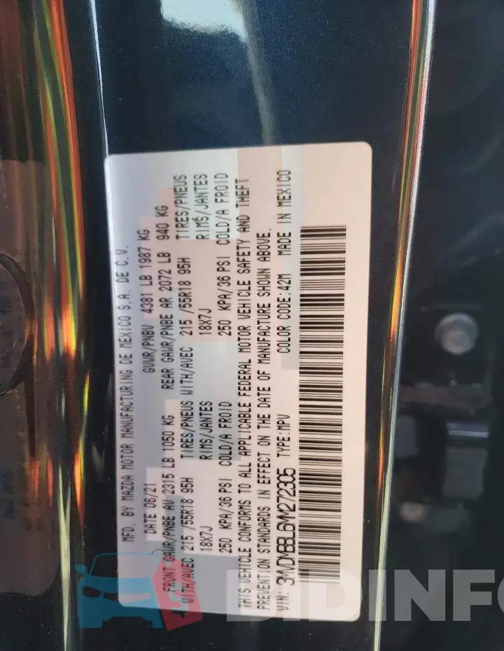 3MVDMBBL6MM272305 Photo# 12