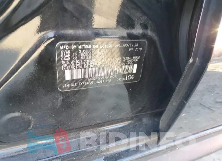 ML32F3FJ6KHF16043 Photo# 12