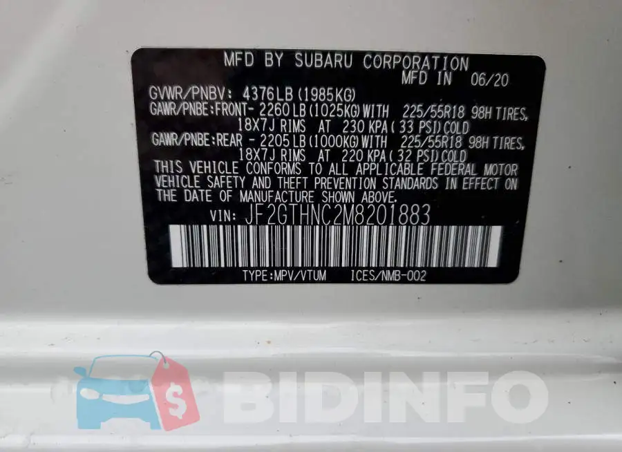 JF2GTHNC2M8201883 Photo# 10