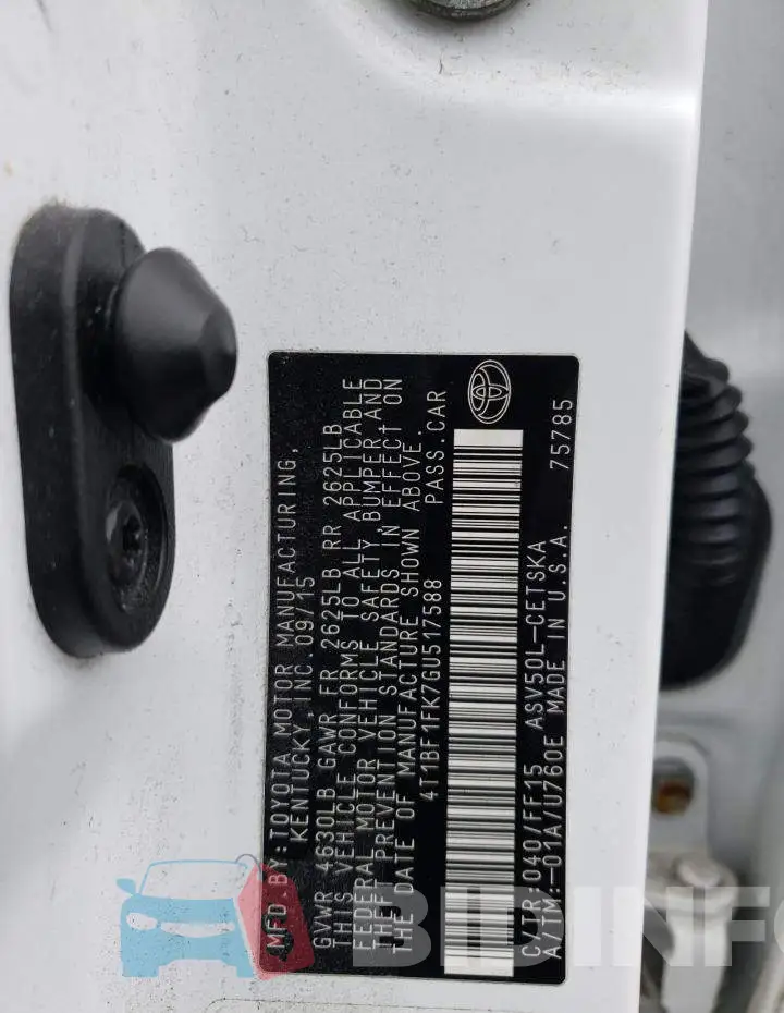4T1BF1FK7GU517588 Photo# 12