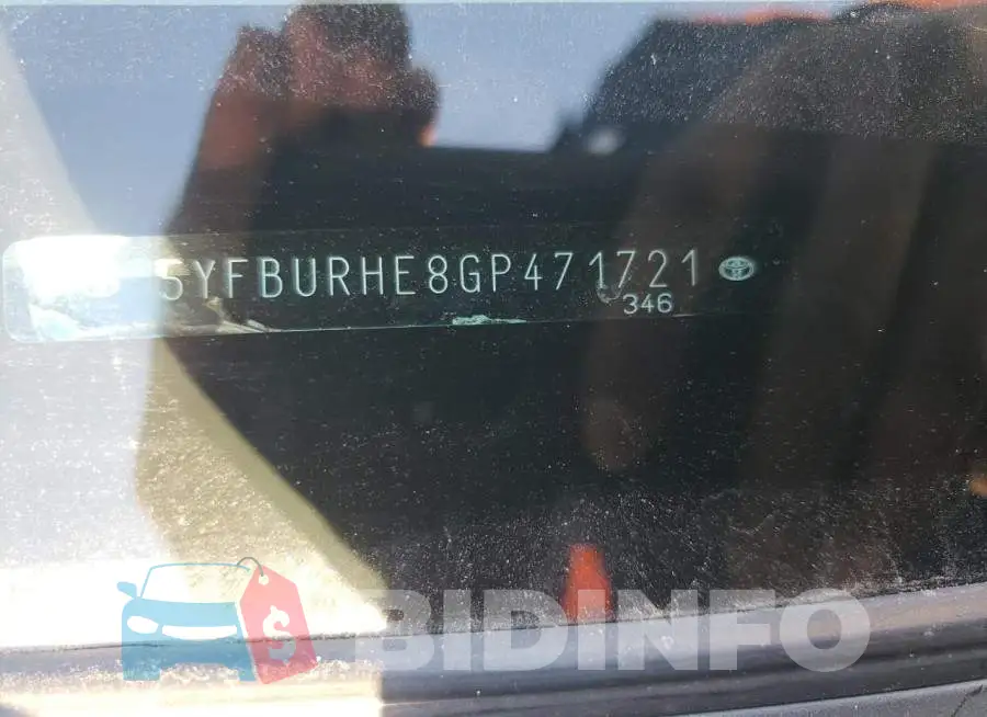 5YFBURHE8GP471721 Photo# 12