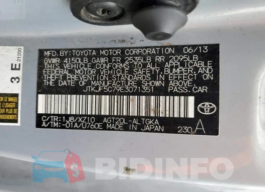 JTKJF5C79E3071351 Photo# 12