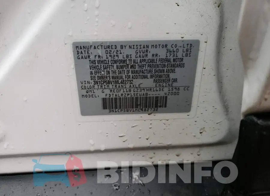 3N1CP5BV1ML482732 Photo# 12