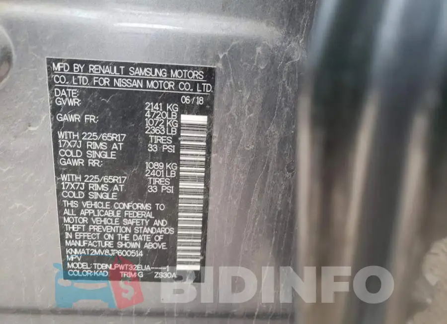 KNMAT2MV8JP600514 Photo# 12
