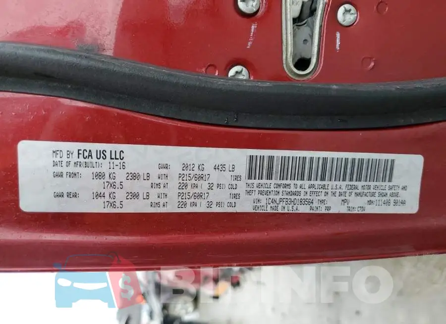 1C4NJPFB3HD183564 Photo# 12