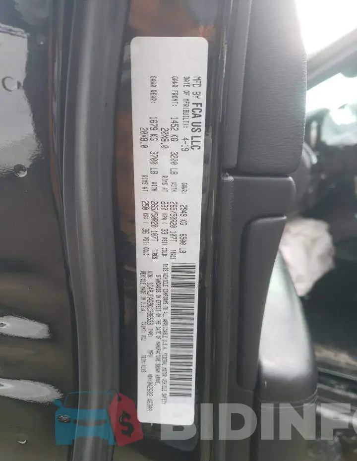 1C4RJFAG9KC788538 Photo# 14