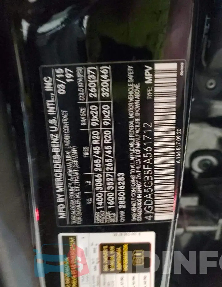 4JGDA5GB8FA561712 Photo# 12