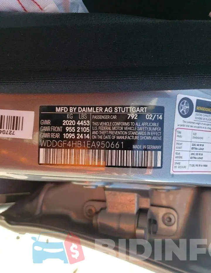 WDDGF4HB1EA950661 Photo# 12